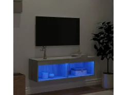 Móvel de TV com luzes LED 100x30x30 cm sonoma PT214263^ Móvel De Tv