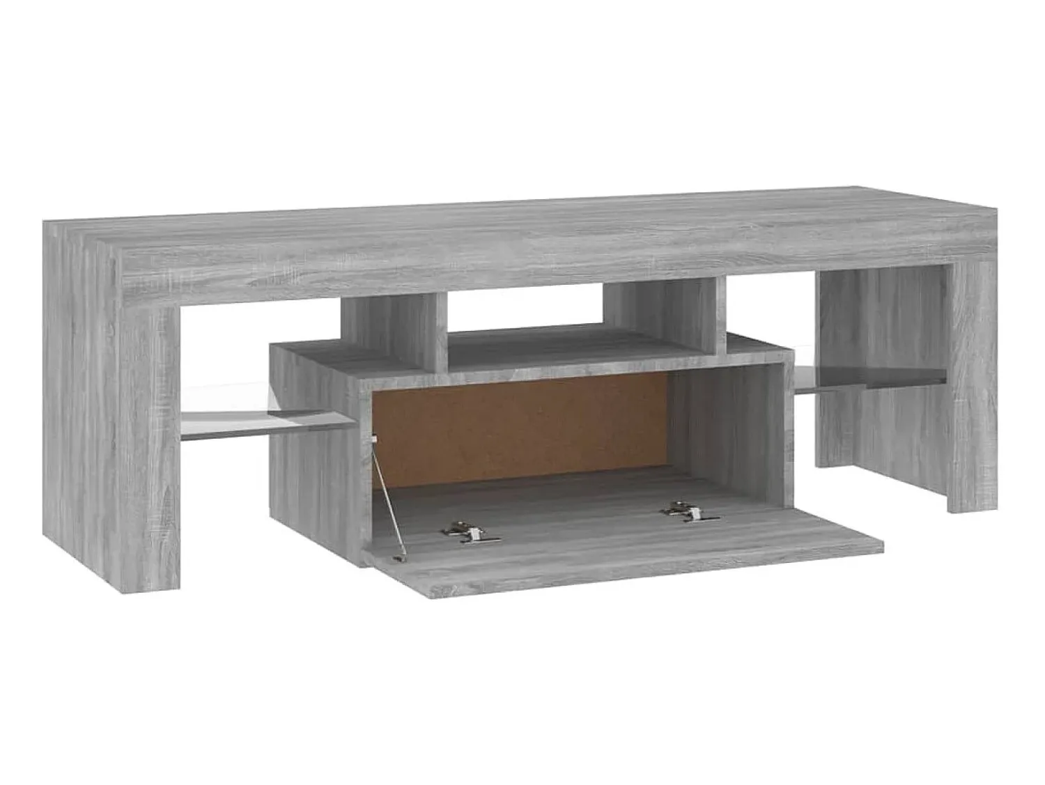 Móvel de TV com luzes LED 120x35x40 cm sonoma PT181090^ Móvel De Tv