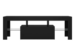 Móvel De Tv* Móvel de TV com luzes LED 120x35x40 cm PT975933 Preto