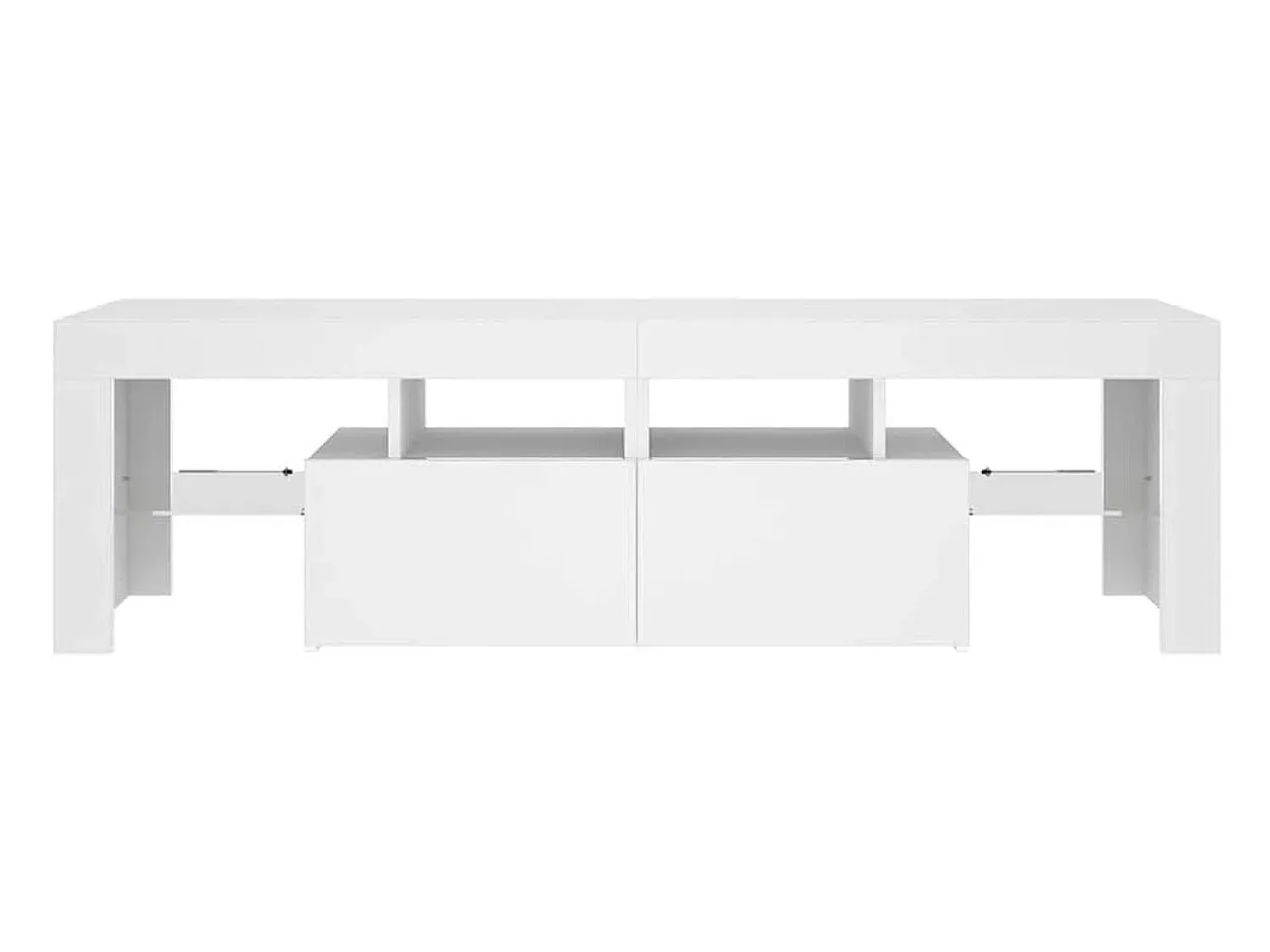 vidaxl Móvel de TV com luzes LED 140x36,5x40 cm^ Móvel De Tv