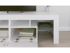 vidaxl Móvel de TV com luzes LED 140x36,5x40 cm^ Móvel De Tv