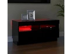 Móvel de TV com luzes LED 80x35x40 cm PT282492^ Móvel De Tv