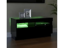Móvel de TV com luzes LED 80x35x40 cm PT282492^ Móvel De Tv