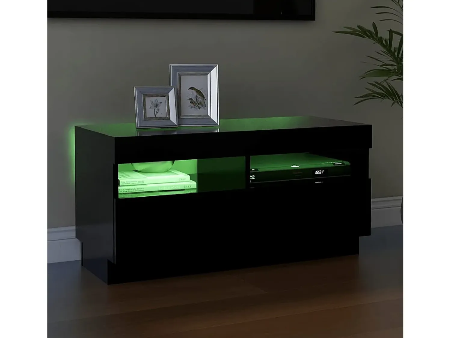 Móvel de TV com luzes LED 80x35x40 cm PT282492^ Móvel De Tv