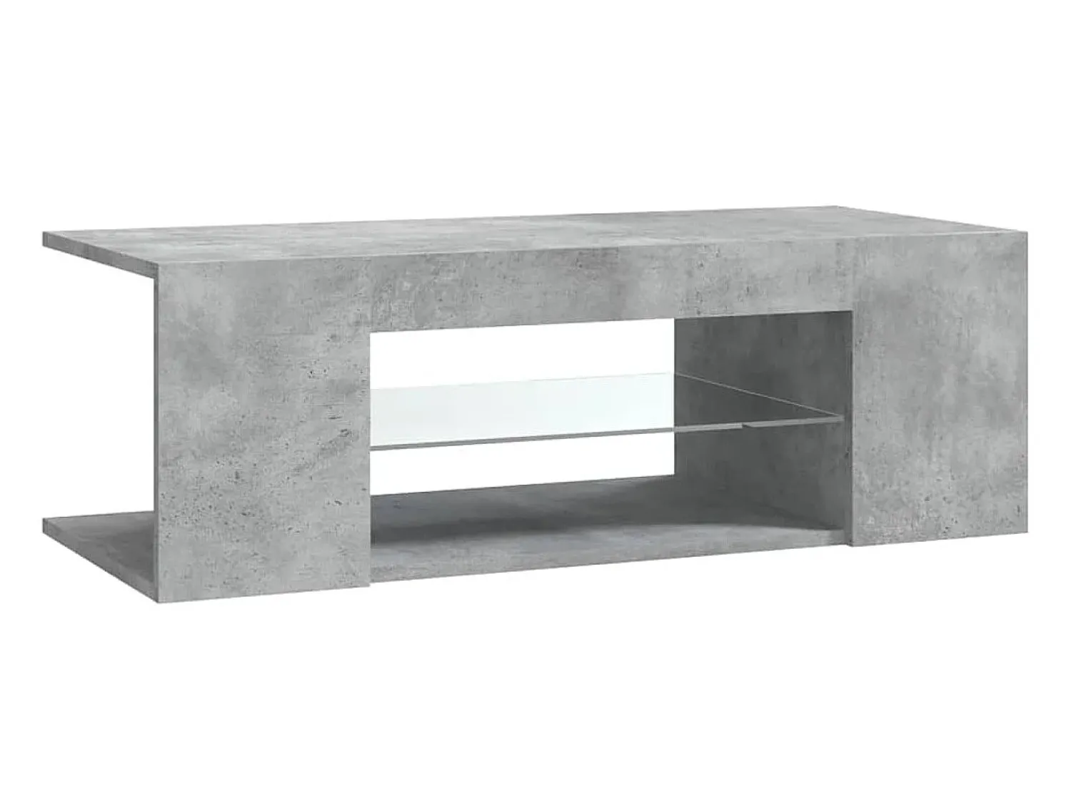 Móvel de TV com luzes LED 90x39x30 cm cimento PT293388^ Móvel De Tv