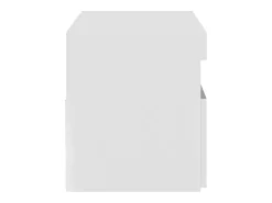 Móvel De Tv*vidaxl Móvel de TV com luzes LED 75x35x40 cm brilhante Branco