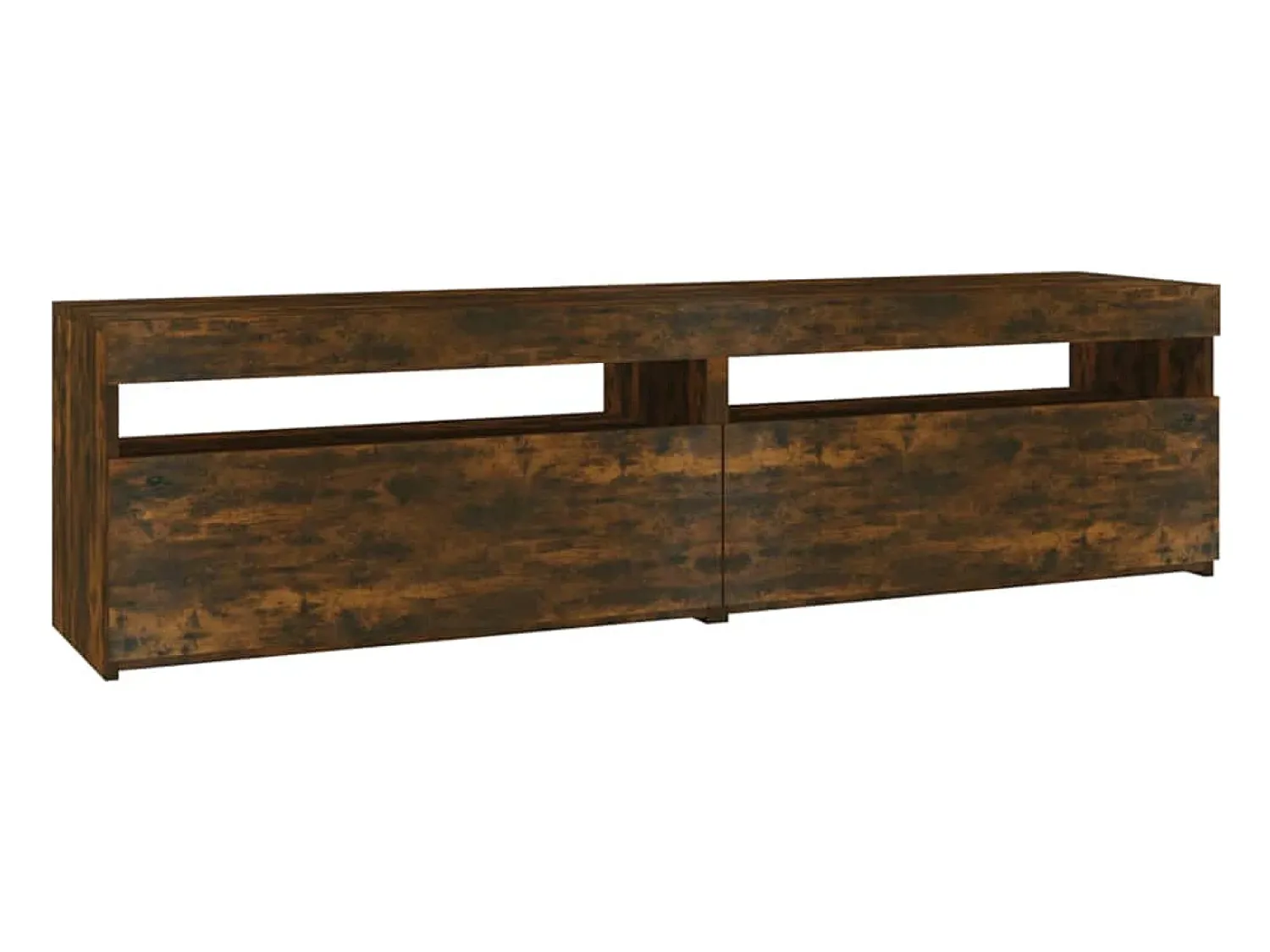 Sale Móvel de TV com luzes LED 2 pcs 75x35x40 cm carvalho fumado PT493978 Castanho