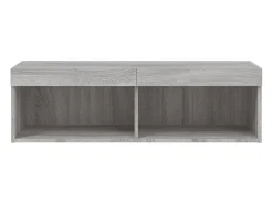 vidaxl Móvel de TV com luzes LED 100x30x30 cm sonoma^ Móvel De Tv