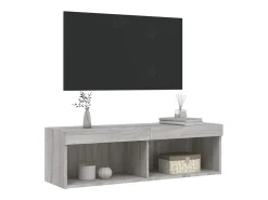 vidaxl Móvel de TV com luzes LED 100x30x30 cm sonoma^ Móvel De Tv