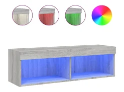 vidaxl Móvel de TV com luzes LED 100x30x30 cm sonoma^ Móvel De Tv