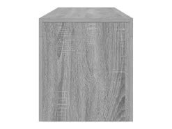 Móvel De Tv*vidaxl Móvel de TV com luzes LED 140x36,5x40 cm sonoma Cinzento