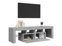 Móvel De Tv*vidaxl Móvel de TV com luzes LED 140x36,5x40 cm sonoma Cinzento