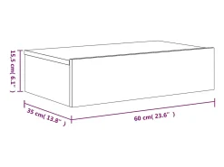 Móvel De Tv|vidaxl Móvel de TV com luzes LED 60x35x15,5 cm cinzento cimento Multicor