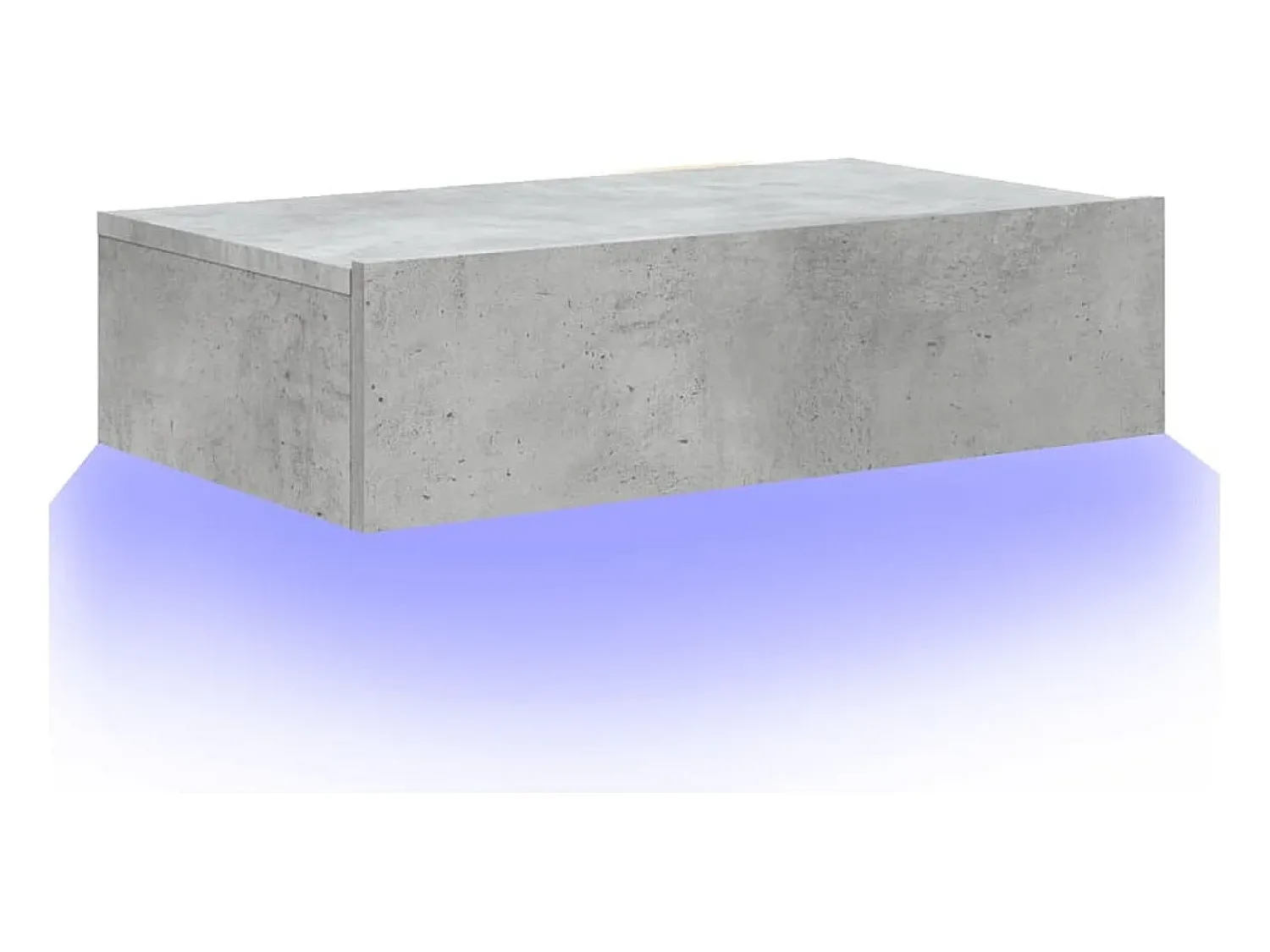 Móvel De Tv|vidaxl Móvel de TV com luzes LED 60x35x15,5 cm cinzento cimento Multicor