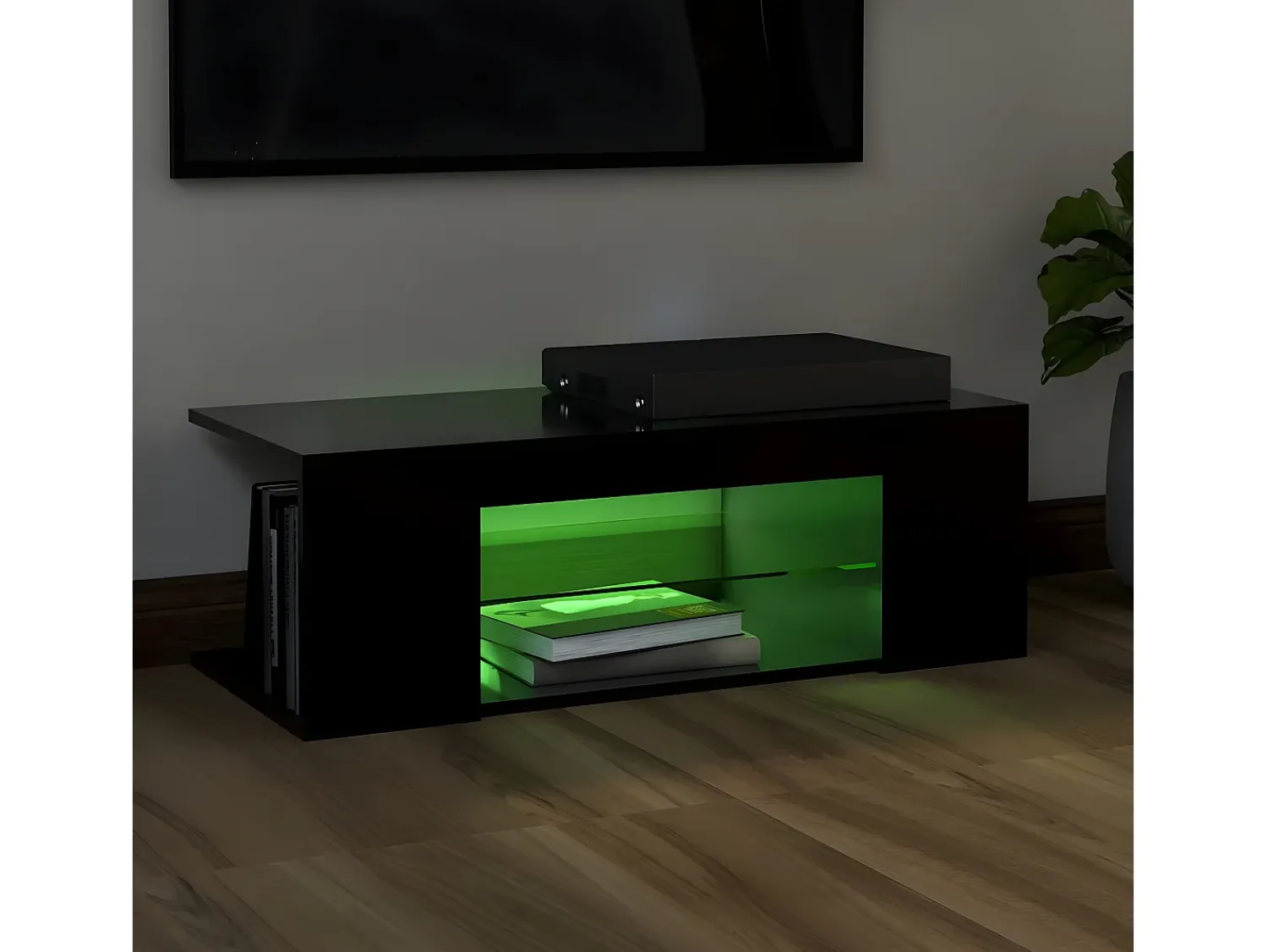 Móvel de TV com luzes LED 90x39x30 cm PT428693^ Móvel De Tv