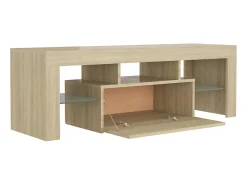 Online Móvel de TV com luzes LED 120x35x40 cm carvalho sonoma PT575758 Castanho