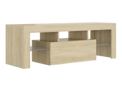 Online Móvel de TV com luzes LED 120x35x40 cm carvalho sonoma PT575758 Castanho