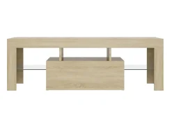 Online Móvel de TV com luzes LED 120x35x40 cm carvalho sonoma PT575758 Castanho