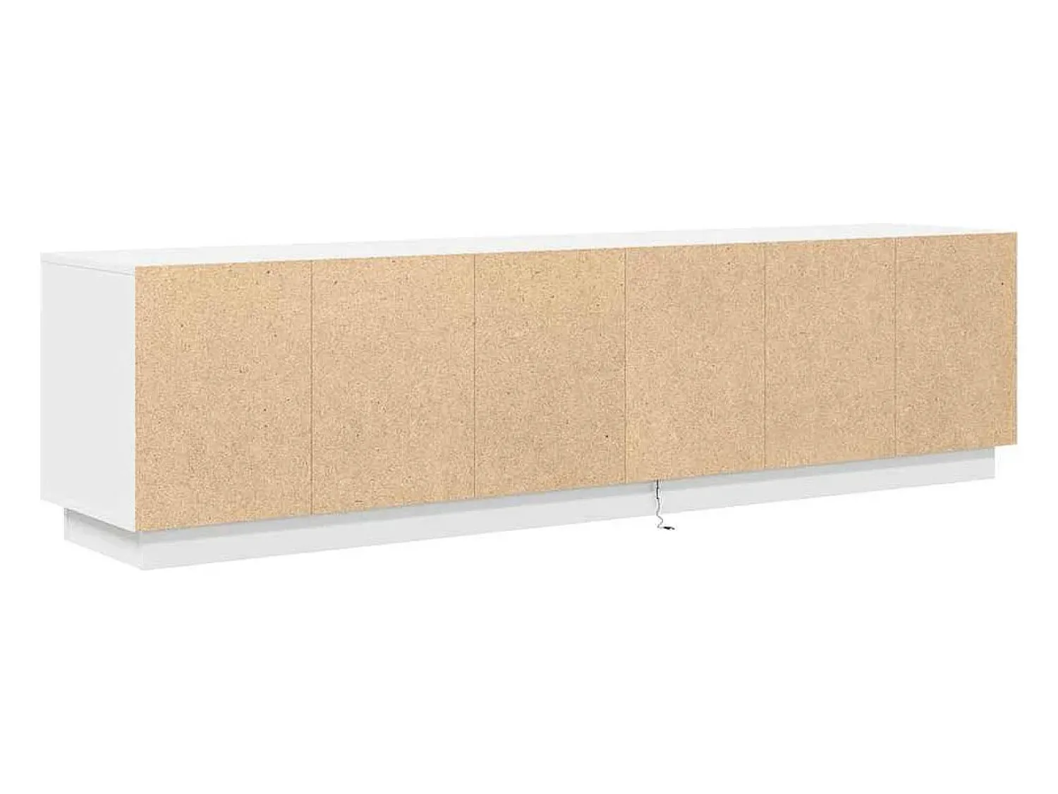 Móvel De Tv*vidaxl Móvel de TV com luzes LED 193,5x41x50 cm Branco