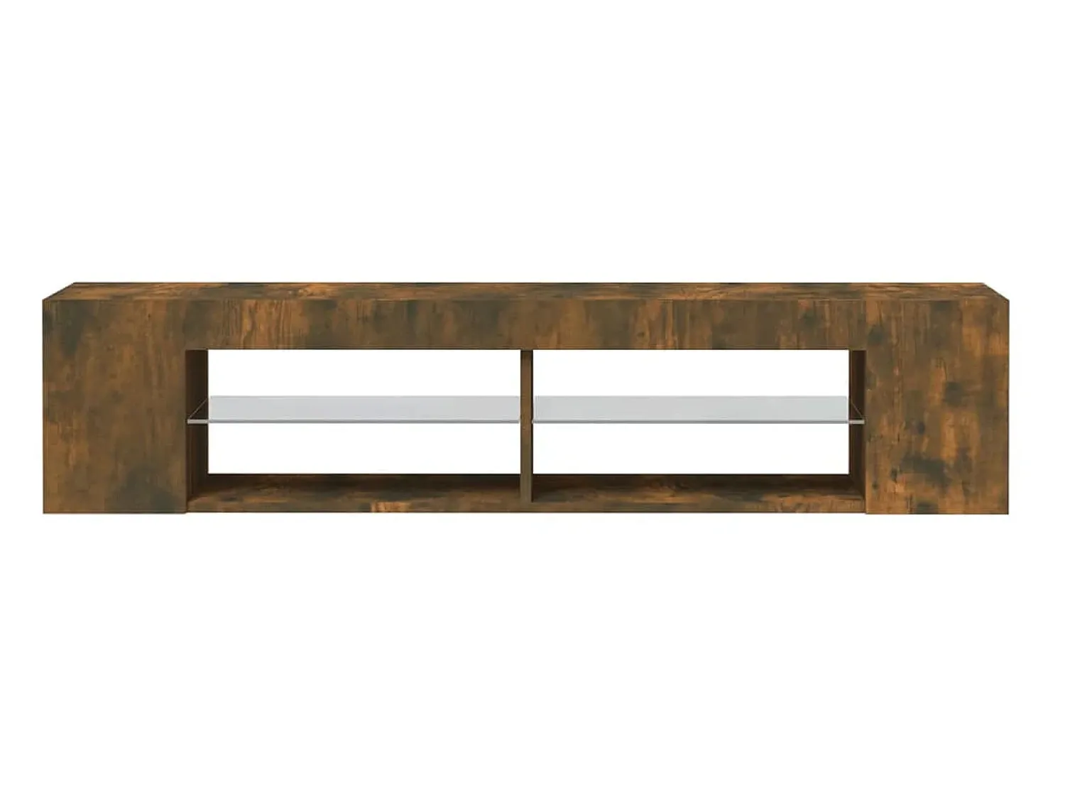 Sale Móvel de TV com luzes LED 135x39x30 cm cor carvalho fumado PT802735 Castanho