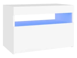 Online Móvel de TV com luzes LED 60x35x40 cm PT694285 Branco