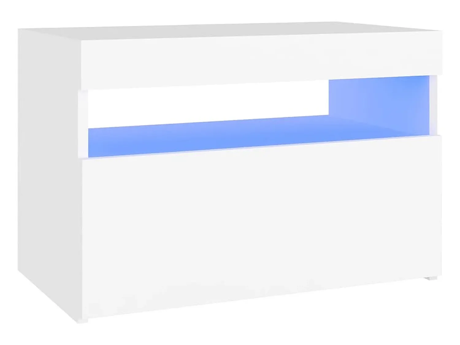Online Móvel de TV com luzes LED 60x35x40 cm PT694285 Branco