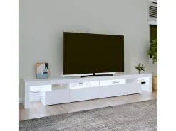 Móvel de TV com luzes LED 260x36,5x40 cm PT411488^ Móvel De Tv