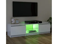 Móvel de TV com luzes LED 120x30x35,5 cm PT160274^ Móvel De Tv