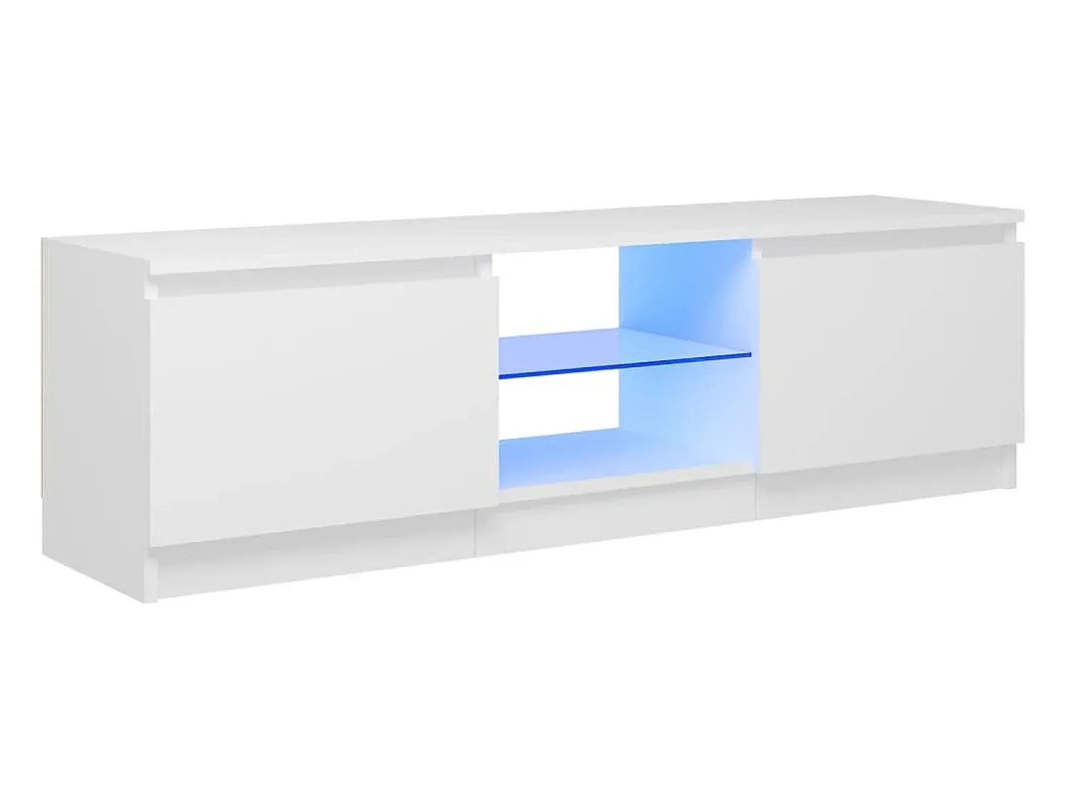 Móvel de TV com luzes LED 120x30x35,5 cm PT160274^ Móvel De Tv