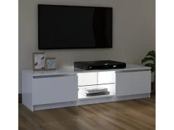 Móvel de TV com luzes LED 120x30x35,5 cm PT160274^ Móvel De Tv