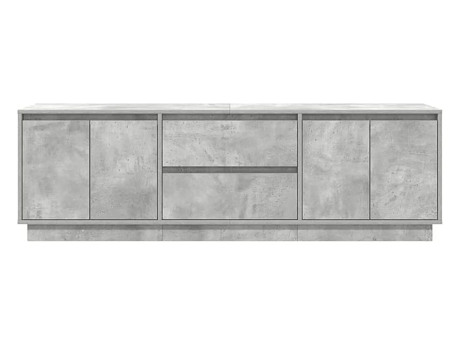 Móvel De Tv|vidaxl Móvel de TV com luzes LED 160,5x41x50 cm cimento Cinzento