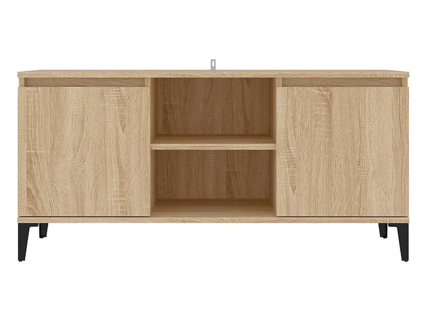 Móvel De Tv* Móvel de TV com pernas em metal 103,5x35x50 cm carvalho sonoma PT569931 Castanho