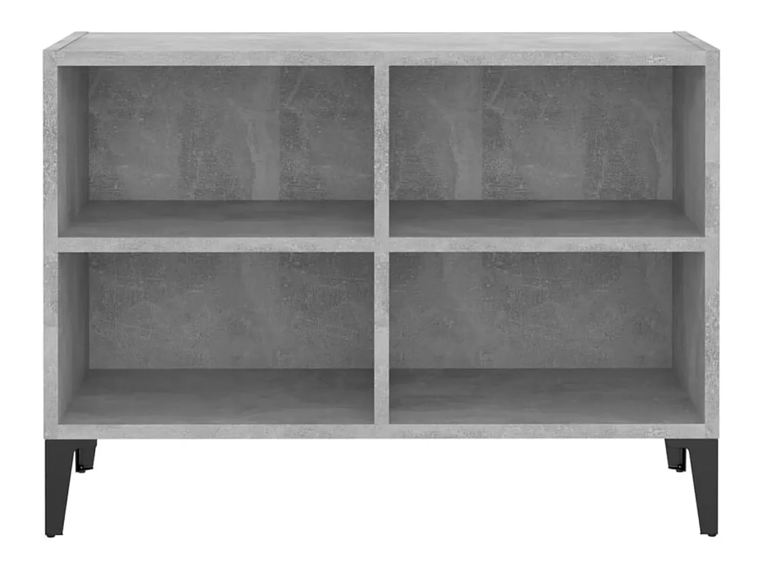 Móvel De Tv* Móvel de TV com pernas em metal 69,5x30x50 cm cimento PT481951 Cinzento