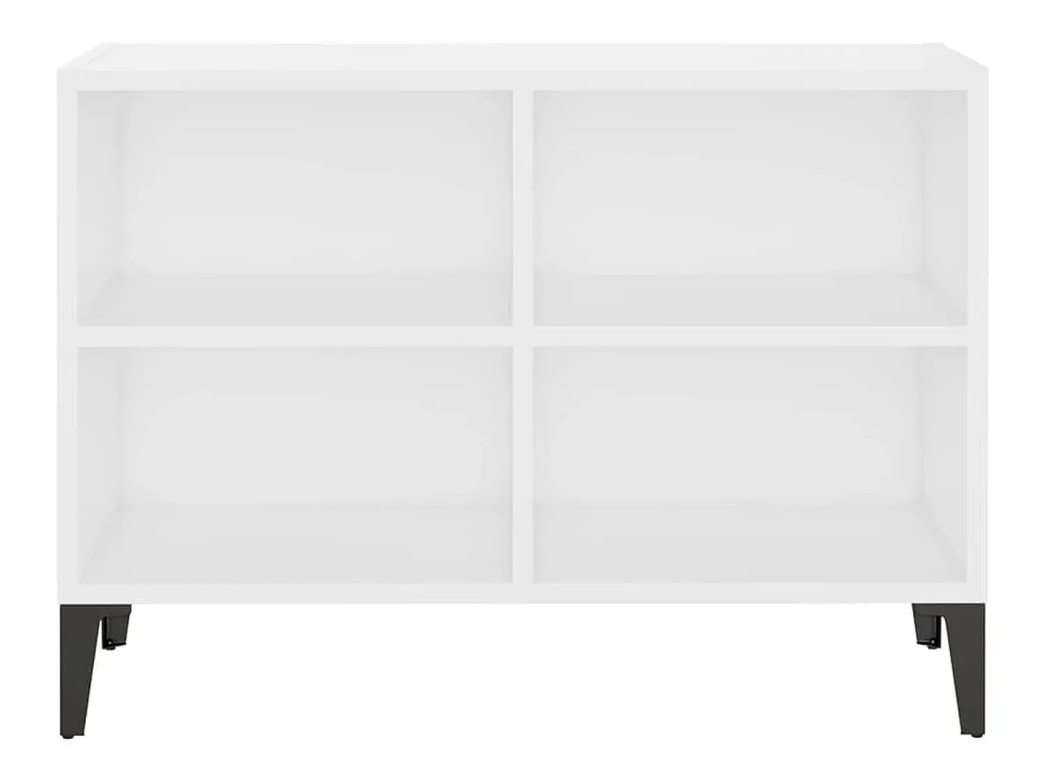 Móvel De Tv| Móvel de TV com pernas em metal 69,5x30x50 cm PT863036 Branco