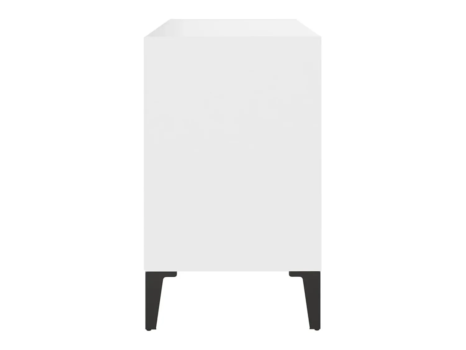 Móvel De Tv| Móvel de TV com pernas em metal 69,5x30x50 cm PT863036 Branco