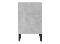 Clearance vidaxl Móvel de TV com pernas em metal 103,5x30x50 cm cimento Cinzento