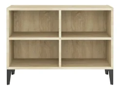 Móvel de TV com pernas em metal 69,5x30x50 cm carvalho sonoma PT889358^ Móvel De Tv