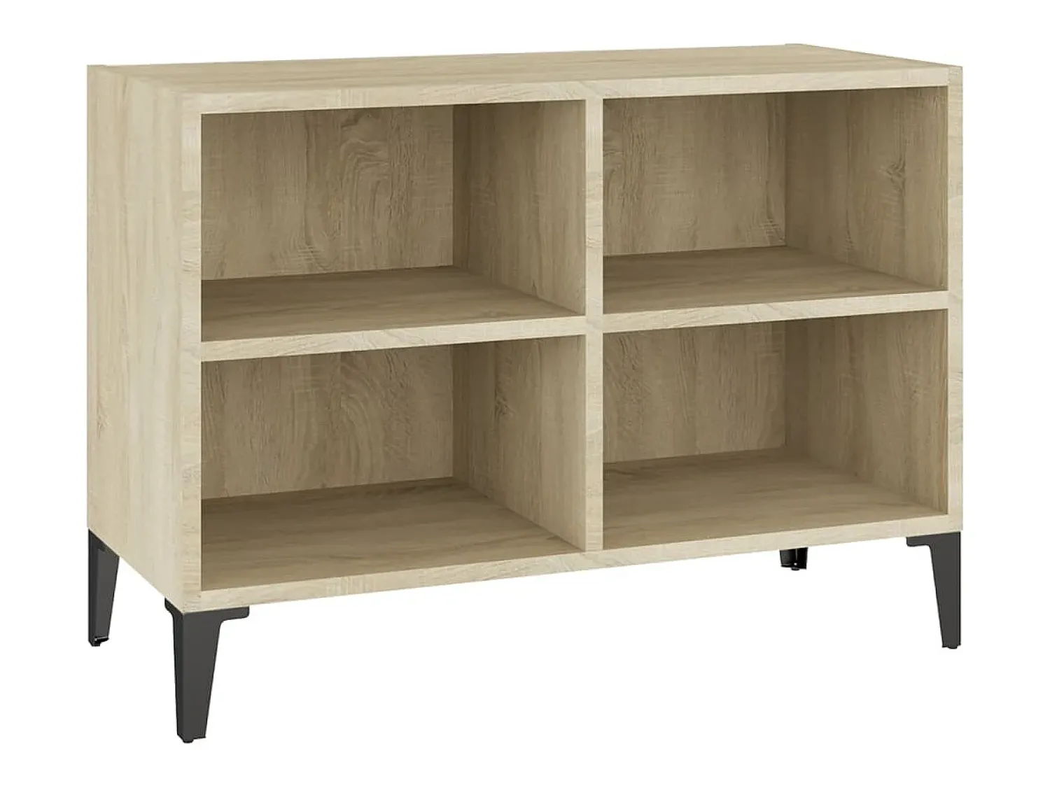 Móvel de TV com pernas em metal 69,5x30x50 cm carvalho sonoma PT889358^ Móvel De Tv