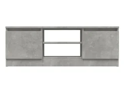 Móvel de TV com porta 102x30x36 cm cimento PT499178^ Móvel De Tv