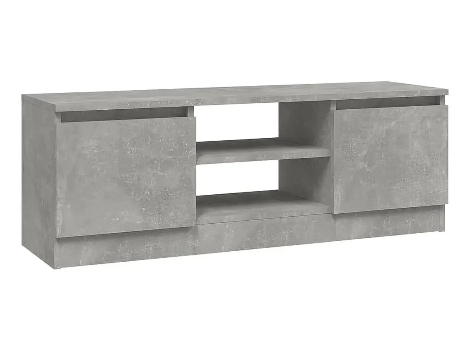 Móvel de TV com porta 102x30x36 cm cimento PT499178^ Móvel De Tv