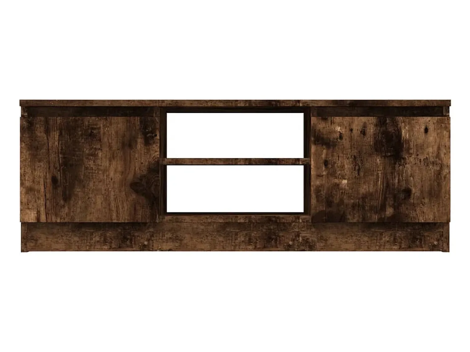 vidaxl Móvel de TV com porta 102x30x36 cm carvalho fumado^ Móvel De Tv
