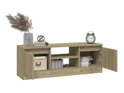Móvel de TV com porta 102x30x36 cm carvalho sonoma PT691146^ Móvel De Tv