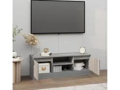 Móvel De Tv* Móvel de TV com porta 102x30x36 cm sonoma PT654638 Cinzento