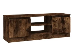 Móvel De Tv* Móvel de TV com porta 102x30x36 cm carvalho fumado PT994638 Castanho