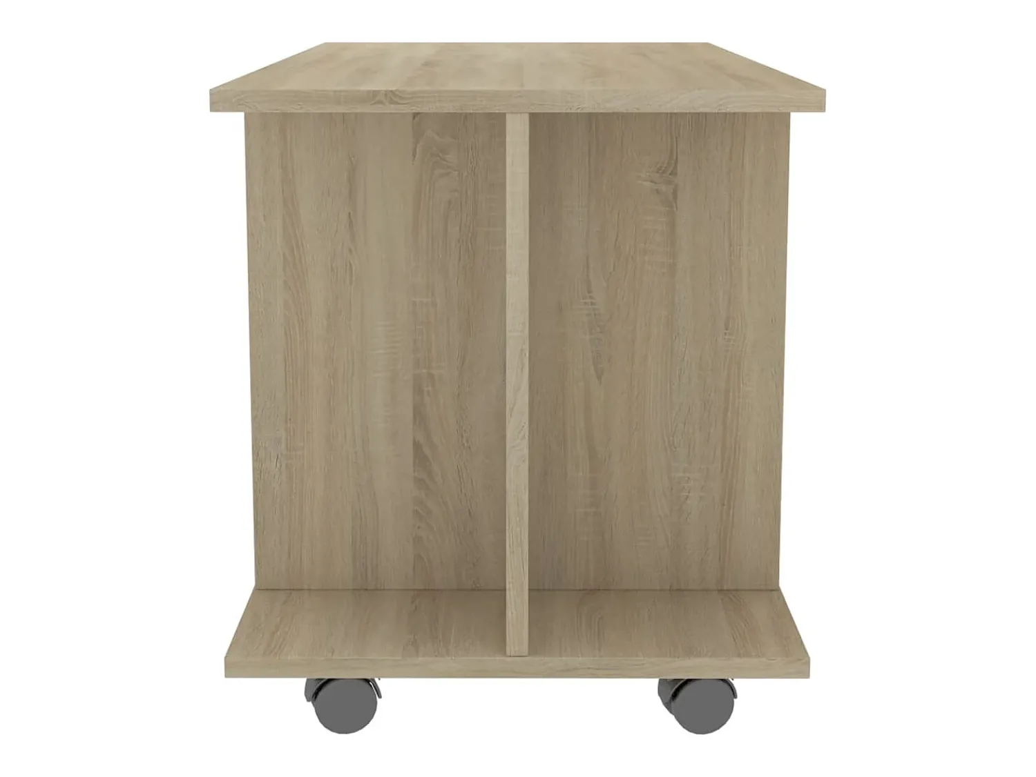 Móvel De Tv| Móvel de TV com rodas 80x40x45 cm deriv.madeira carvalho sonoma PT826402 Castanho