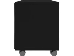 Móvel De Tv| Móvel de TV com rodas 90x35x35 cm contraplacado PT961626 Preto