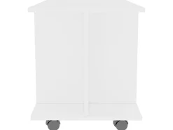 Outlet Móvel de TV com rodas 80x40x45 cm deriv.madeira PT408866 Branco