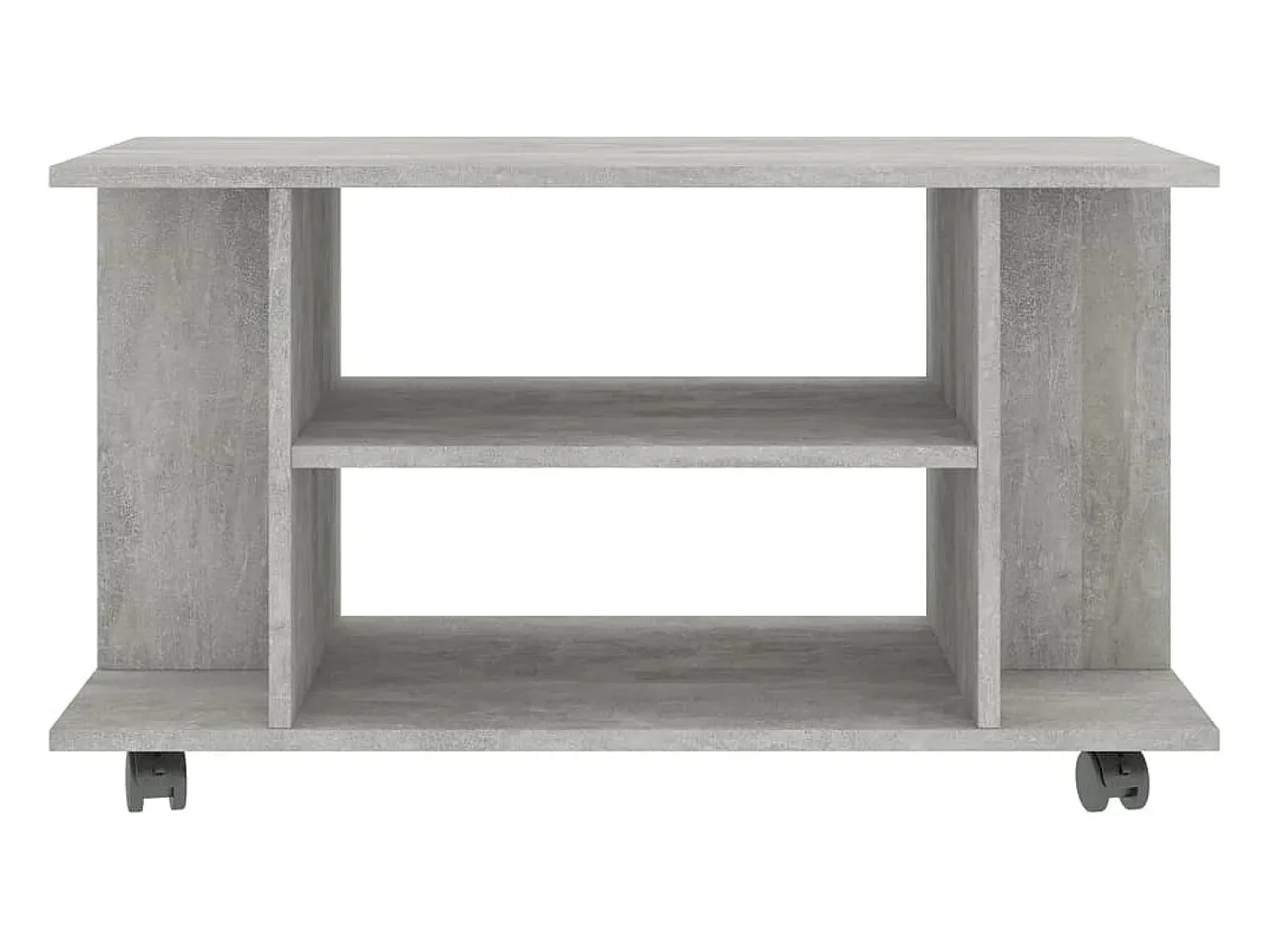 Móvel De Tv* Móvel de TV com rodas 80x40x45cm deriv.madeira cimento PT614647 Cinzento