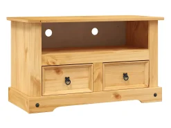 Sale Móvel de TV Corona Range em pinho mexicano 91x43x56 cm PT971454 Castanho