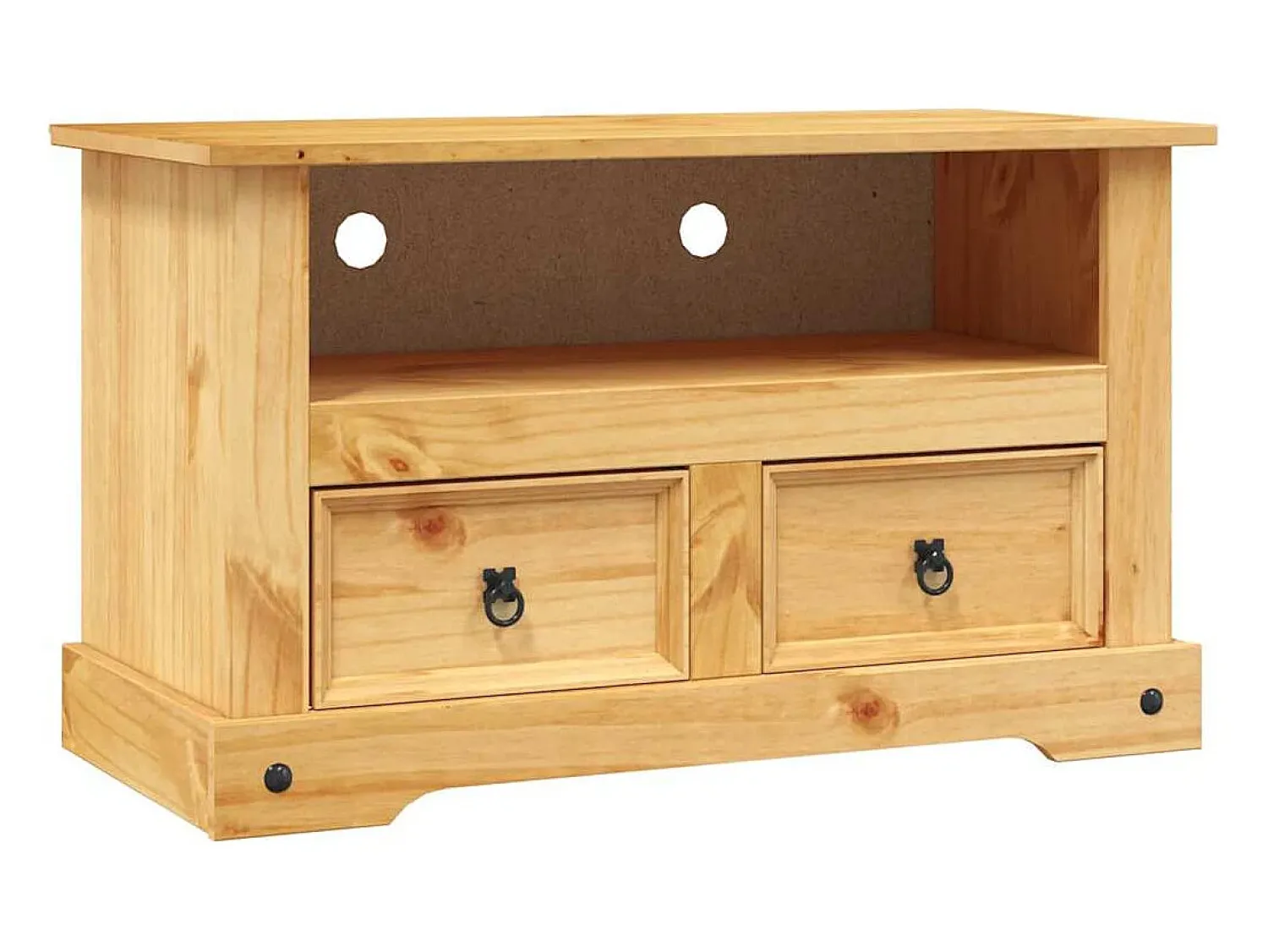 Móvel De Tv|vidaxl Móvel de TV Corona Range em pinho mexicano 91x43x56 cm Castanho